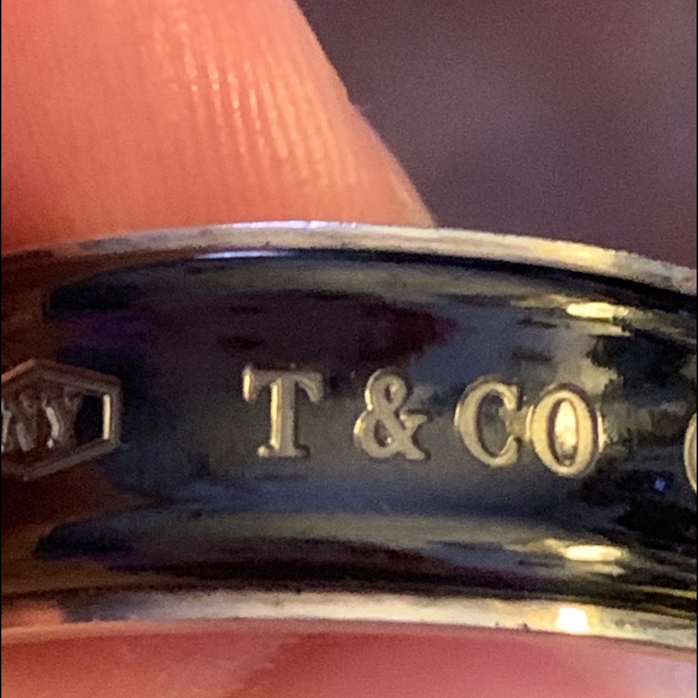 Tiffany @ Co. Black  1837 Ring